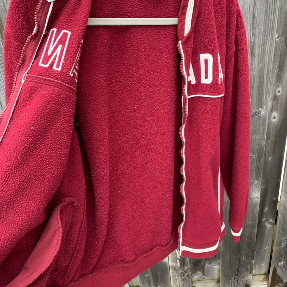 Canada Red Fleece Zip-Front Jacket - Picture 10 of 12